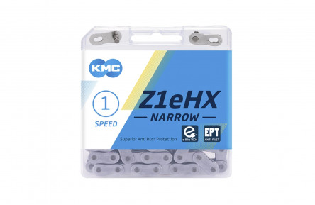 KMC Z1eHX ketting EPT smal 1/2x3/32, anti roest, 128 L single speed