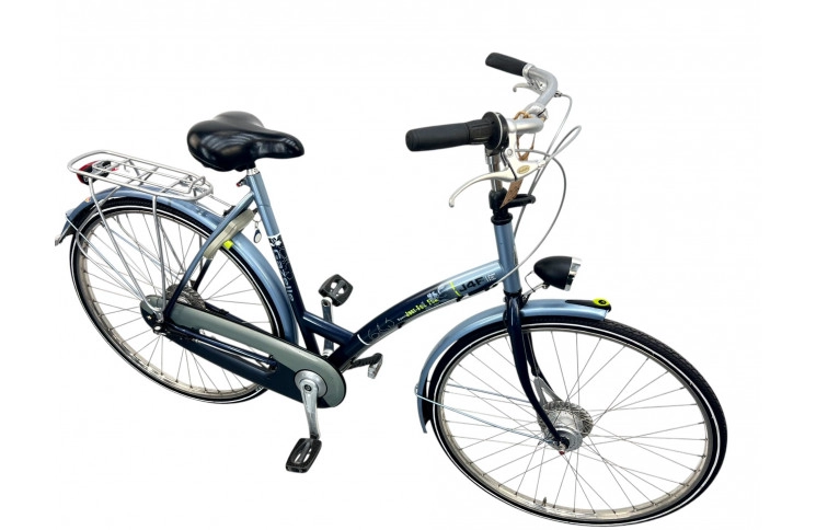 Woman's bicycle Gazelle J4F W/st/blauw/28/stad/f57