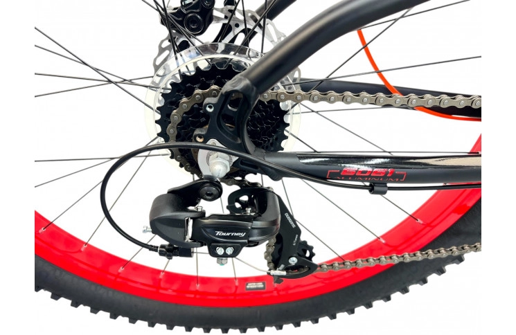 Volare Gradient Kinderfiets 26"/33 cm/Zwart-Oranje-Rood/22671