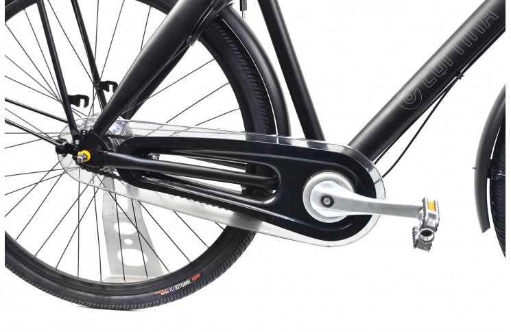 Transportfiets Cortina Crush 28" 56 zwart mat (gereviseerd)