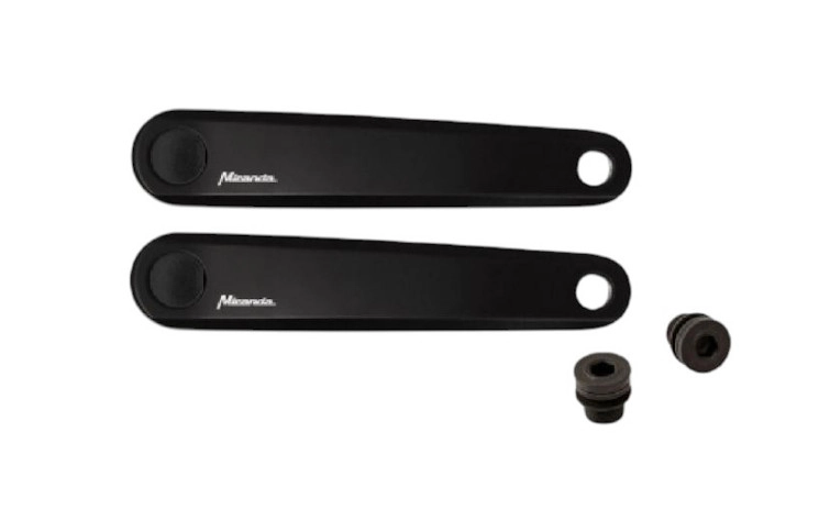 MIRANDA E-BIKE CRANKSET BOSCH 1 ISIS DELTA 170MM ZWART 577101