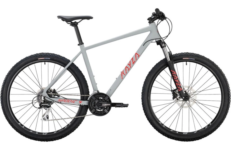 KAYZA MTB Hardtail Spodic 4 27.5"/46cm-S/24/topaas metallic - rood metallic/02704070