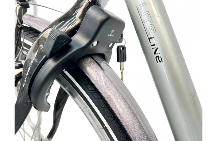 Herenfiets GAZELLE MEDEO silver/28/w/al/sity/54