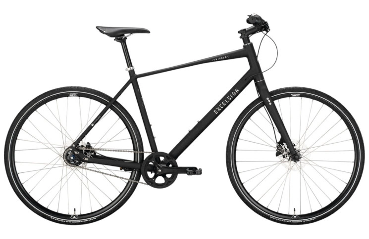 EXCELSIOR Urbanfiets Trigger №1 28"/53cm/8/zwart mat/02130048