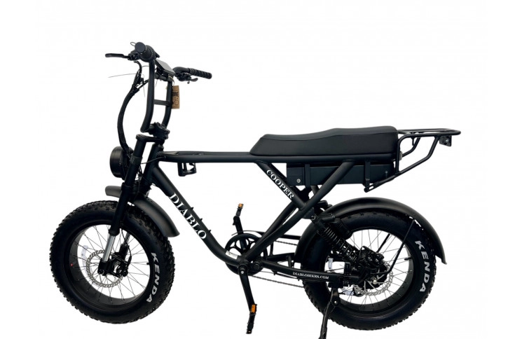 E-BIKE DIABLO COOPER 20"/mat-zwart/15Ah 48V 720Wh