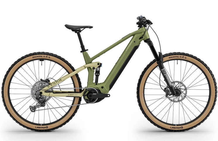 CONWAY Electric MTB Full-Suspension Xyron ST 4.0 №2 29"/39cm-S/12/olive matt - dusty yellow matt/02810803