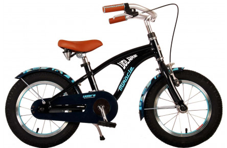 Volare Miracle Cruiser Kinderfiets 14"/23 cm/Zwart-Blauw/21486