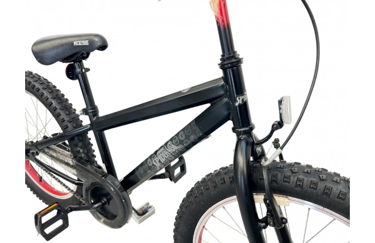 Jongensfiets Miсkebike Spider man J/al/zwart/20/mount/25