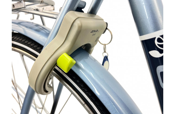 Woman's bicycle Gazelle J4F W/st/blauw/28/stad/f57