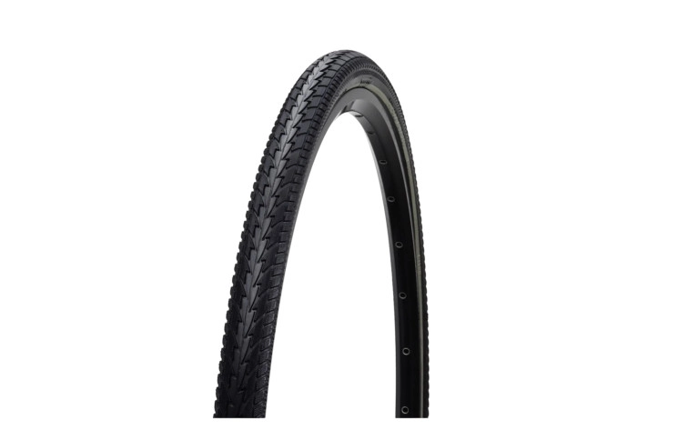 Hakuba Buitenband, zwart met witte lijn, 28x1 5/8x1 3/8, ETRTO 37-622