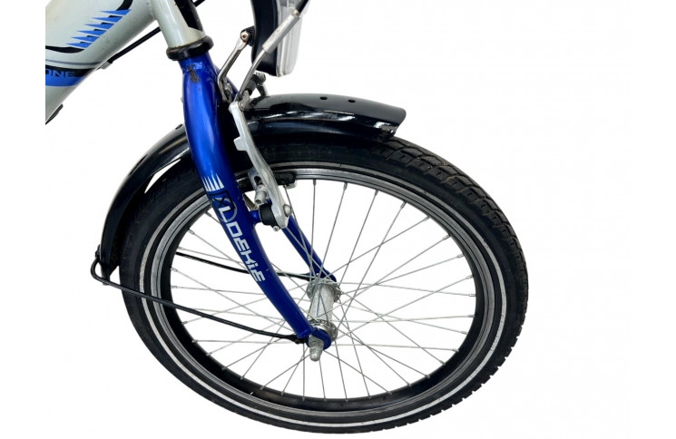 Jongensfiets Booster #1 J/st/grijs/20/stad/f33