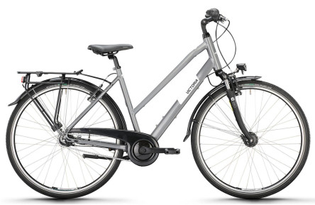 VICTORIA Trekkingfiets TREQANA 3 28"/51cm-M/8/asgrijs/02985554