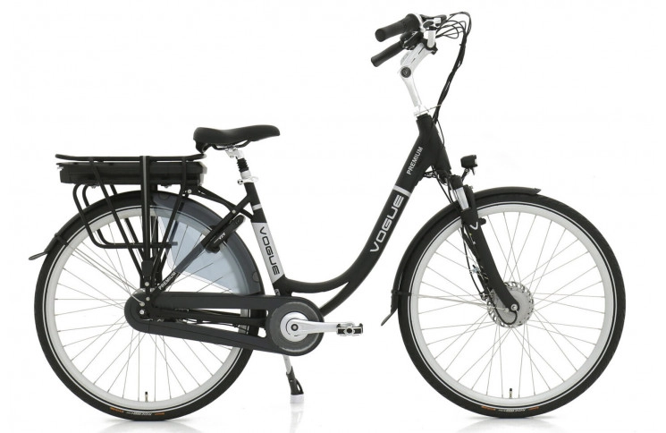 E-BIKE VOGUE PREMIUM 28"/53cm/matzwart/13Ah 36V 468Wh/LCD