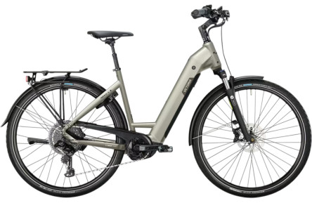 VICTORIA Elektrische trekkingfiets "Tresalo 4" (#1) wave, 28"/56cm-XL/marble grey matt/02921158
