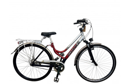 Damesfiets Giant Canberra 28"/54cm/rod-gr