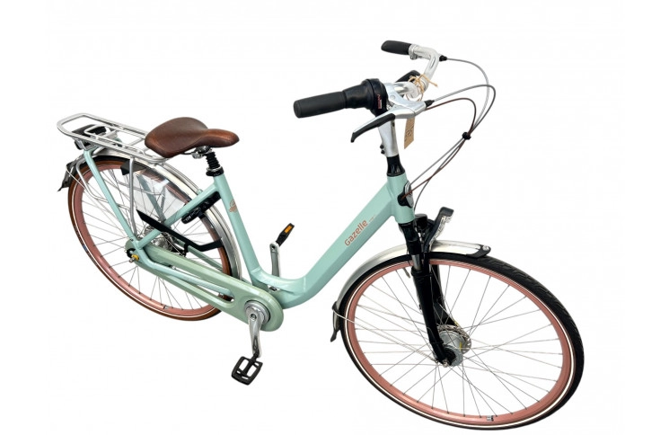 Woman's bicycle Gazelle Orange w/blue/28/al/sity/f49