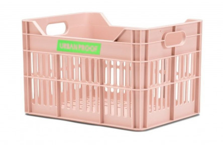 Recycled Bike Crate Urban Proof Junior 15 Liters - Pastel Pink