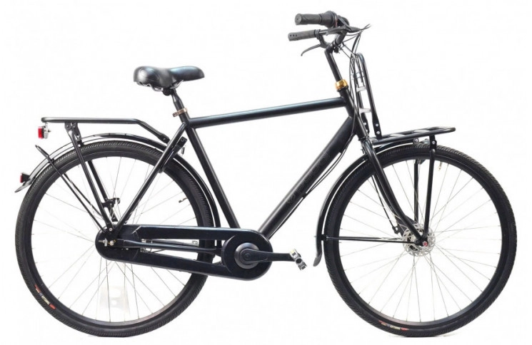 Transportfiets Popal 28" L/57 mat zwart