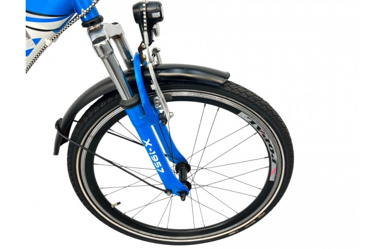 Jongensfiets Popal X1957 J/al/bl-wit/24/f40