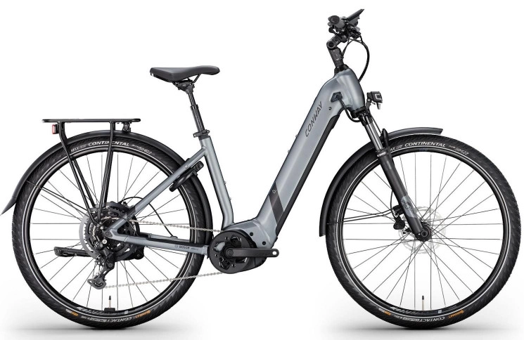 CONWAY Electric trekking bike Cairon T 3.0 750 SE №1 28"/42cm-S/9/shadowgrey metallic matt - black metallic matt/02810556