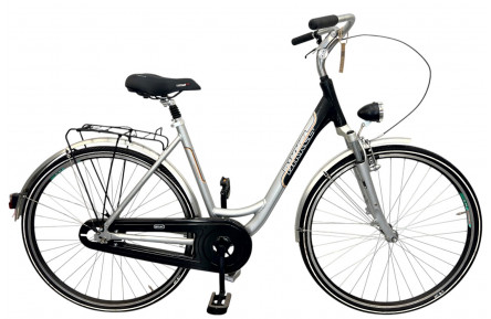 Damesfiets Bikkel w/silver/al/sity/28/51cm
