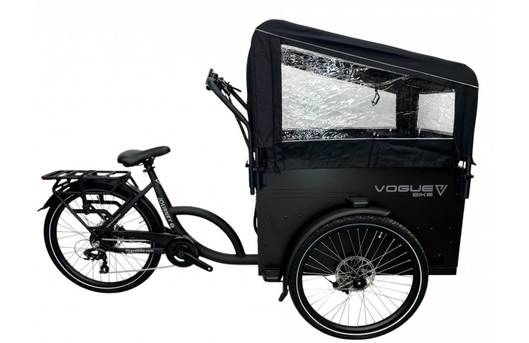 E-CARGO VOGUE JOURNEY-S torquesensor, 7dr, matt-black-black (36V 14.5Ah 522Wh)