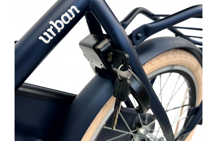 Meisjesfiets Altec Urban 20/32cm/Transportfiets Jeans Blauw