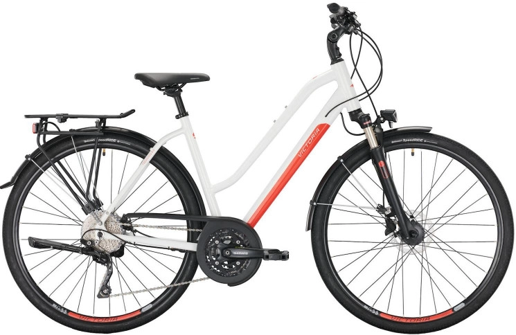 VICTORIA Trekkingfiets Trekking 8.6 28"/56cm-L/30/bianco wit/02980126