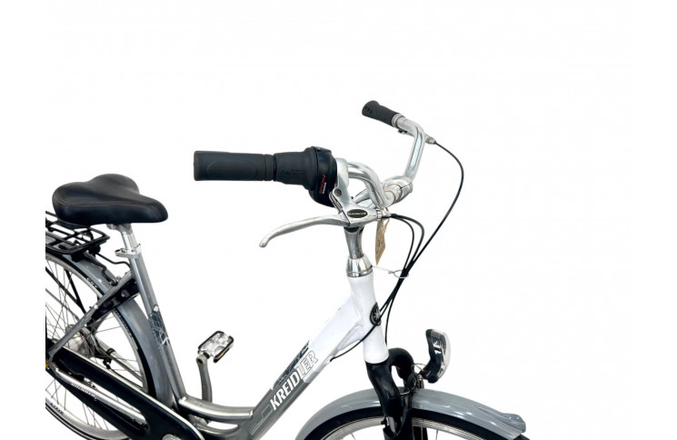 Damesfiets Kreidler Harlem 28" M/53 grijs-wit