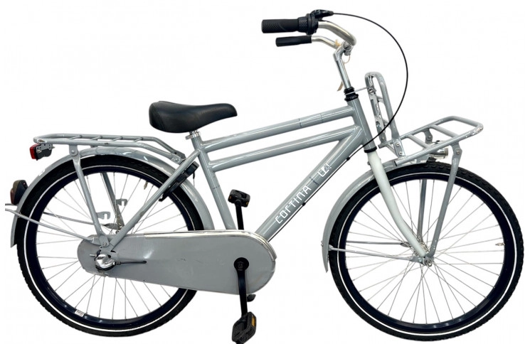 Jongensfiets Cortina U4 grey/24/m/al/kids/41cm