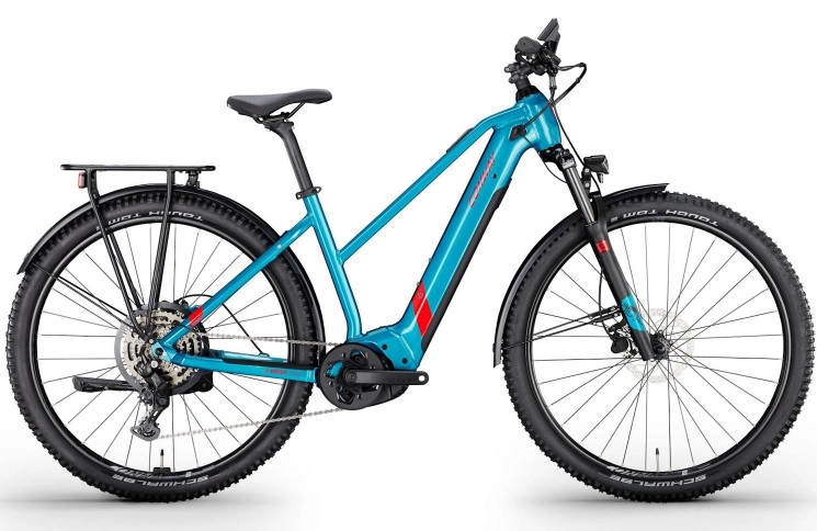 CONWAY Elektrische MTB Hardtail Cairon S 2.0 625 SE №1 27.5"/41cm-S/9/topaas metallic - rood metallic/02810515