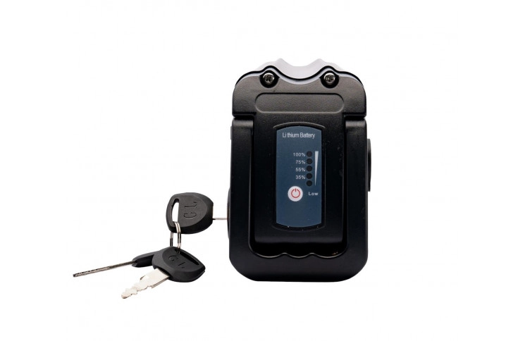 Silverfish Phylion fietsaccu 48V 17.5Ah (840Wh) zwart incl. nieuwe lader