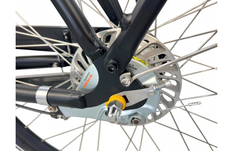 E-bike Damesfiets Black Bike 28"/57cm/zwart/(36V 10Ah 420Wh)