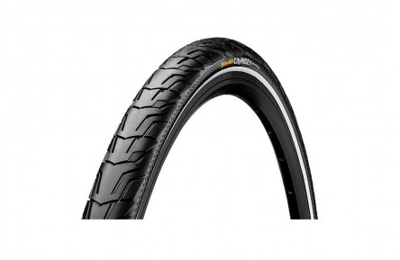 Buitenband Continental Ride City Puncture ProTection 28 x 1.60" / 42-622 - zwart met reflectie