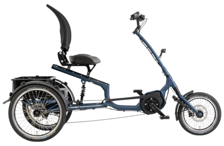 pfautec Elektrische shoppingfiets Scoobo Smart PS №1 16"-20"/Onesize/7/azuurblauw mat/02090075
