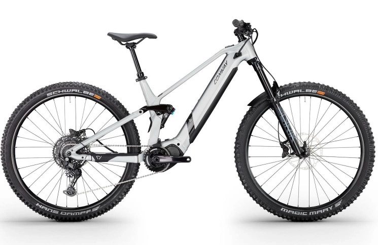 CONWAY Electric MTB Full-Suspension eWME 2.0 №1 29"/47cm-L/10/alu raw matt/02810469
