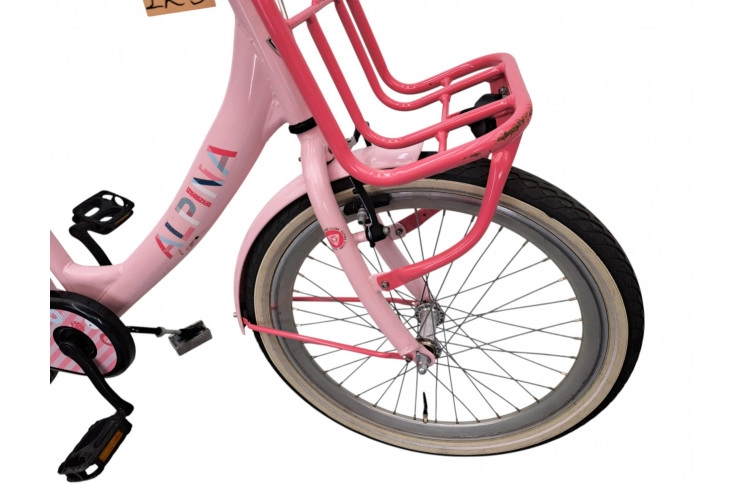 Meisjesfiets Alpina 22"/36cm/rose