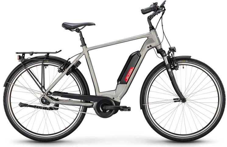 VICTORIA Elektrische trekkingfiets Cysalo 7 28"/60cm/7/zilvergroen/0291036A