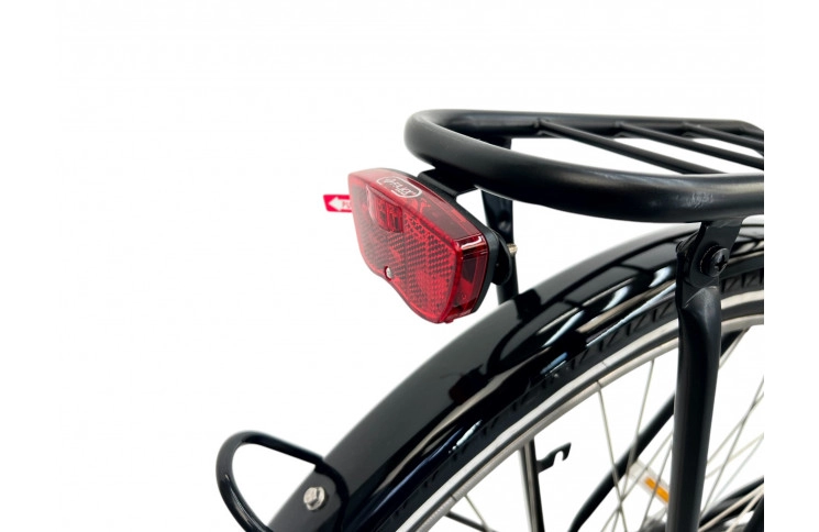 Damesfiets Facebike Mafiets 28" 57 cm zwart matt