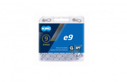KMC e9 EPT ketting, 1/2x11/128, 9-speed mid motor e-bike ketting, anti roest