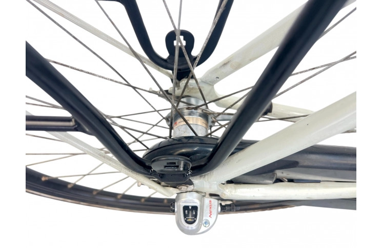 Damesfiets POINTER BRAVIA w/grey/28/al/sity/53cm