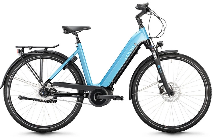 VICTORIA Electric trekking bike TRESALO 11 №1 28"/56cm-L/7/aqua blue/02920209