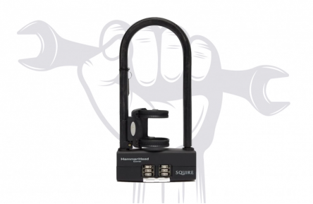 Montage van fietsslot op het frame, materialen worden apart berekend