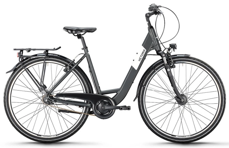 VICTORIA Trekkingfiets TREQANA 1 №1 28"/55cm-L/7/carbonietgrijs/02920877