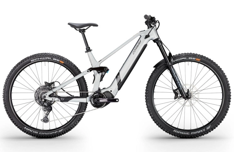 CONWAY Electric MTB Full-Suspension eWME 2.0 №1 29"/50cm-XL/10/alu raw matt/02810470