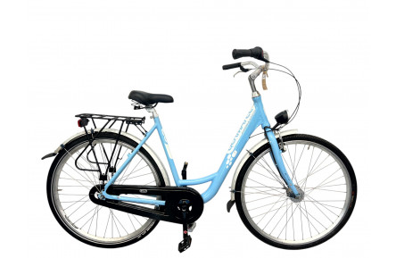 Damesfiets Germatec 28" 55 cm hemelsblauw
