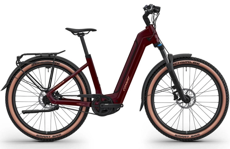 CONWAY Elektrische SUV Cairon C 1.0 B RBN 800 №1 27.5"/53cm-XL/8/bordeaux mat/02811037