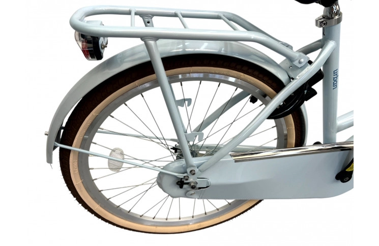 Meisjesfiets Altec Urban 24/43cm/Transportfiets Licht Blauw