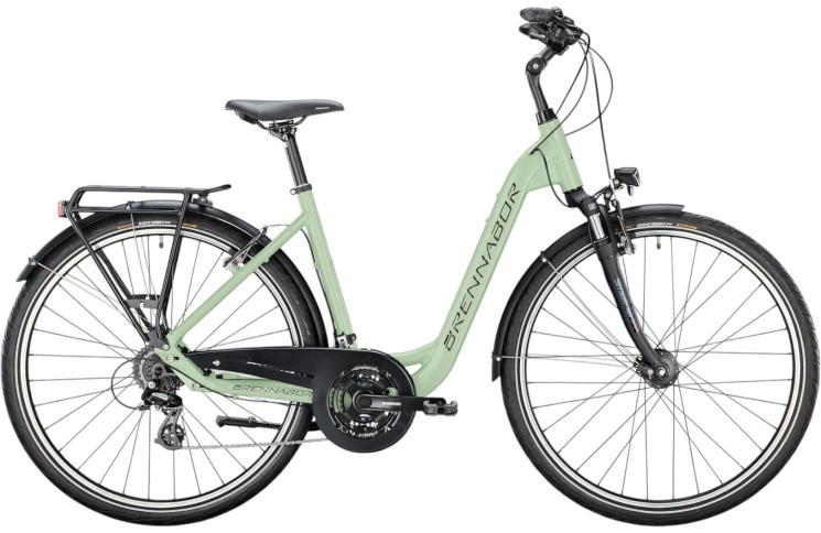 BRENNABOR Trekkingfiets T-40 28"/50cm-M/24/weidegroen mat - zwart mat/02503678