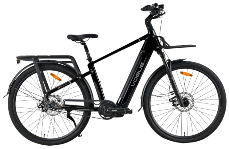 VOGUE E-BIKE MILO MAN 28"/47/Glanzend-zwart/13Ah/468Wh/BAFANG H700/40Nm
